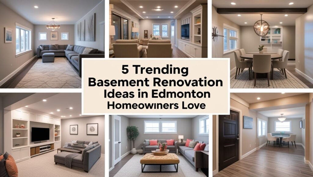 5 Trending Basement Renovation Ideas In Edmonton Homeowners Love