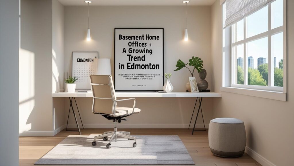 Basement Home Offices A Growing Trend in Edmonton