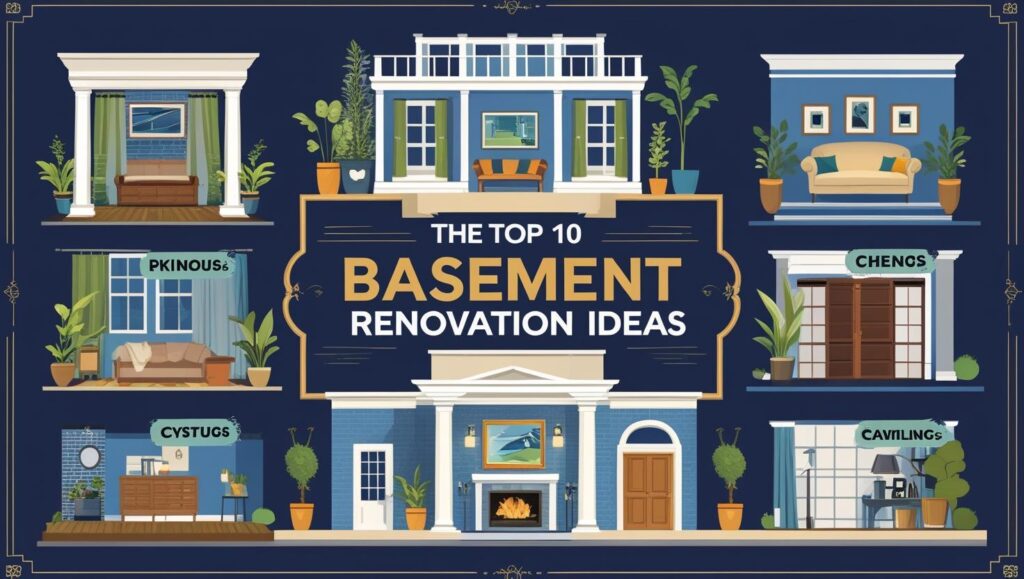 Top 10 Basement Renovations Ideas