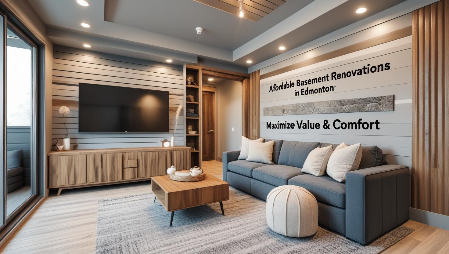 Affordable Basement Renovation In Edmonton: How To Maximize Value & Comfort