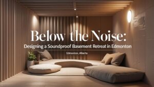 Below the Noise_ Designing a Soundproof Basement Retreat in Edmonton