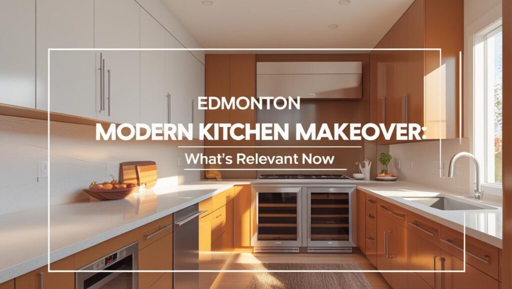 Edmonton Modern Kitchen Makeover_ What is relevant now,