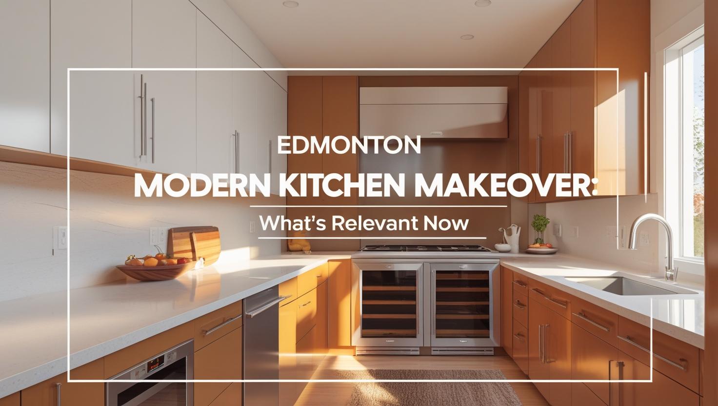 Edmonton Modern Kitchen Makeover: What Is Relevant Now