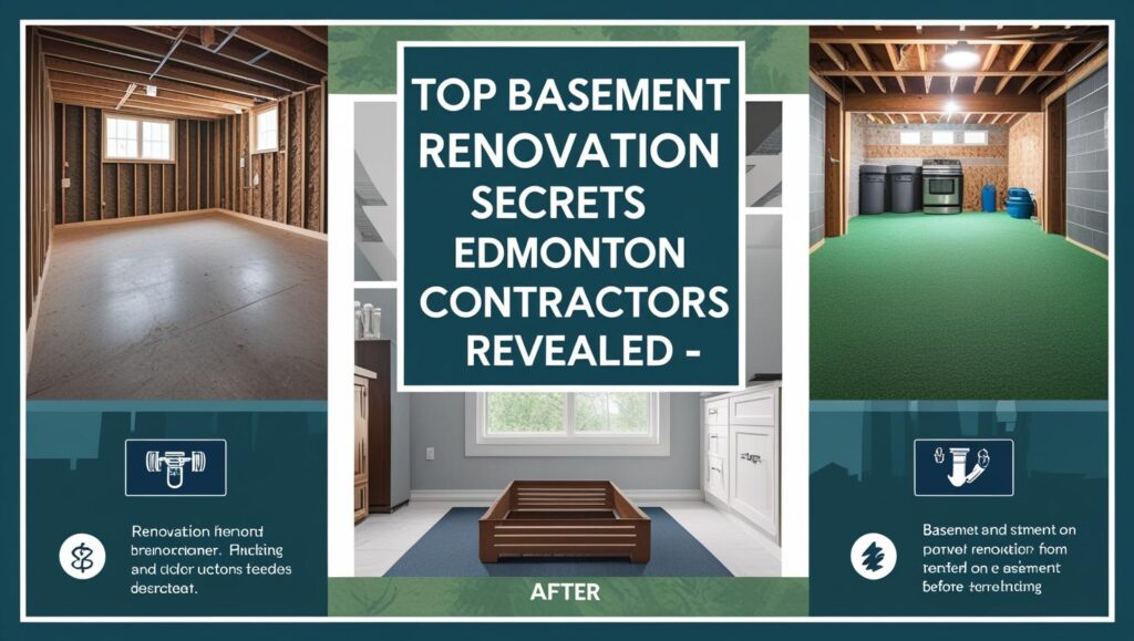 Top Basement Renovation Secrets from Edmonton Contractors – Revealed